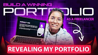 How to build a winning portfolio as a freelancer  Revealing My Portfolio 🤯 [upl. by Tersina975]