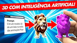 Faça MODELAGEM 3D INSTANTÂNEA com Inteligência Artificial 3D AI Studio  3DPAI Ep 2 [upl. by Ahsitra]