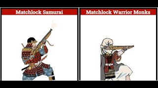 Total War SHOGUN 2 1vs1 Matchlock Samurai vs Matchlock Warrior Monks REMATCH [upl. by Nelloc]