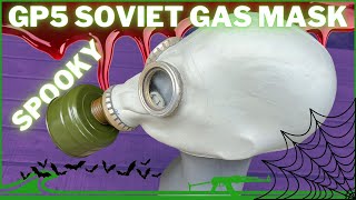 GEARING UP for SPOOKY Season Checking out the SURPLUS GP5 Soviet Gas Mask [upl. by Onirotciv]