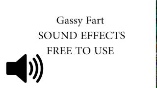 Gassy Farts SOUND EFFECT [upl. by Mcadams]