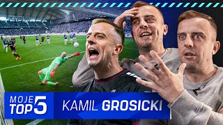 Grosicki wybrał swoje najpiękniejsze gole  Moje TOP 5  Ekstraklasa [upl. by Eimas]