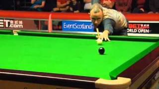 Peter Ebdon vs Martin Gould Respotted Black 2010 World Open [upl. by Nael902]