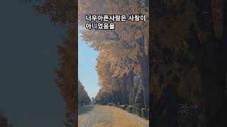 너무아픈사랑은 사랑이 아니었음을조회수많은영상 [upl. by Eram]