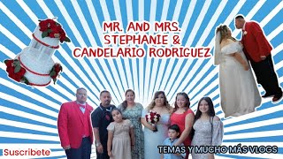 Fotografias de la boda Stephanie y Candelario Rodriguez fotosfamialeres videofamiliar vlogs [upl. by Kera866]