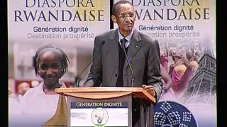 President Kagame meets Rwandan Diaspora in Paris 11 September 2011 Part 12 [upl. by Aicilet]