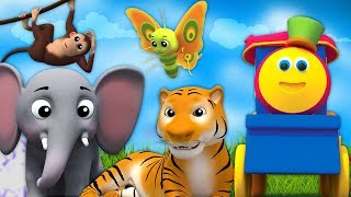 bob kereta api  abc haiwan lagu  ABC Animal Song  Bob The Train Malaysia  Muzik anakanak [upl. by Aneehc298]