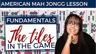 American Mah Jongg Lesson Fundamentals 2 The Tiles mock card [upl. by Iliram]