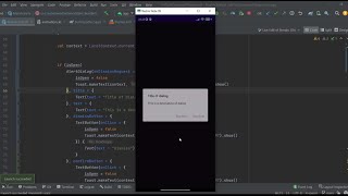 Alert Dialog  Android Jetpack Compose 19 [upl. by Emaj883]
