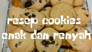 Resep chocochip cookies pakai oven tangkring [upl. by Bryan]