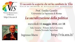 Emilio Gentile La sacralizzazione della politica  11 maggio 2016 [upl. by Jephum831]