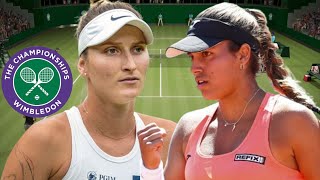 Jessica Bouzas Maneiro vs Markéta Vondroušová  Wimbledon 2024 [upl. by Yrakcaz696]