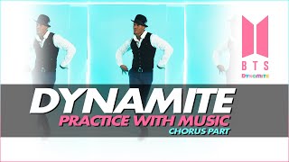 BTS  Dynamite  Practice with music  Dance tutorial  Chorus part [upl. by Iphigenia]