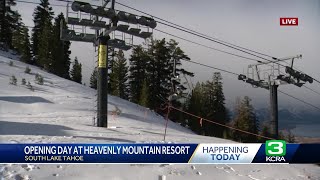 Heavenly Ski Resort opens for 2024 season [upl. by Clarine619]