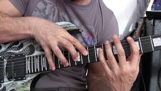 Satriani Style 8 Fingers Guitar Tapping HD Lesson [upl. by Algie955]