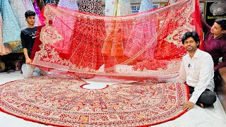 😍 Best Bridal lehenga Collection in Chandni Chowk  Chandni Chowk latest lehenga lehenga Collection [upl. by Debee546]