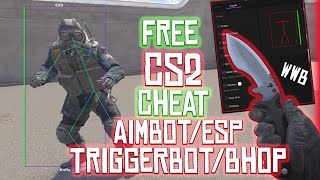 EXT FREE CHEAT CS2 CHEAT LEGITAIMBOTESPTRIGGERBOTBHOP  DOWNLOAD amp SAFE [upl. by Aseen]