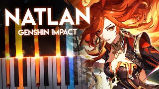 Natlan  Genshin Impact OST  Piano Visualiser [upl. by Barren]