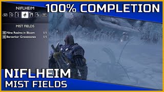 God of War Ragnarök  Mist Fields Niflheim  100 Completion [upl. by Kaslik]