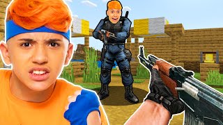 GANHEI MINECRAFT DENTRO DO CS GO ROBIN VS DAVI [upl. by Forcier448]