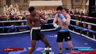 UNDISPUTED BOXING ONLINE DUAL competitive match [upl. by Berlinda]