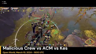 Malicious Crew vs ACM amp Kes  Open World Fight  Spirithunter POV  Albion Online East 100320241600 [upl. by Finn537]