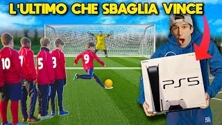 L’ULTIMO che SBAGLIA il Rigore VINCE una PlayStation 5 PS5  Footwork italia [upl. by Nomyar]