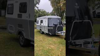 Many Eriba on the river Rhine campsite Genienau caravancamping [upl. by Nnair]