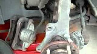 Replace 2003 Chevy Malibu wheel bearing [upl. by Refitsirhc]