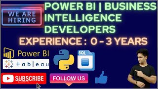 Power BI Jobs for Freshers  Power BI Jobs in 2024  Business Intelligence Jobs in India  Power BI [upl. by Odnolor]