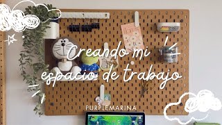 ✿ Creando mi espacio de trabajo  vlog ikea ✿ [upl. by Ytte]