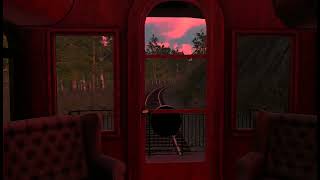 RAILROADER Gameplay Ambience  Sunset in the Observation Car [upl. by Sheley]