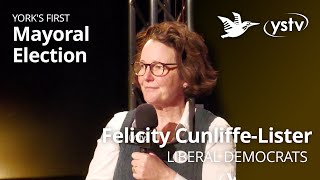 Felicity CunliffeLister Liberal Democrats  York’s First Mayoral Election [upl. by Itsuj]