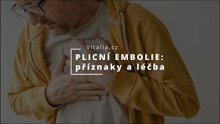 PLICNÍ EMBOLIE Pulmonary embolism Příznaky a léčba [upl. by Roche]