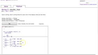 Codingbat  doubleChar Python [upl. by Alana]