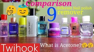 Choose your best nail polish remover With Acetone and Acetone free detailed by Priyanka [upl. by Einohpets]