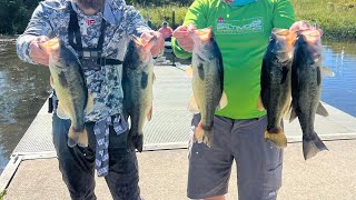 Sneak Peak WanetaLamoka lake NY bass tournament Top water Spook Largemouth bass [upl. by Nimzzaj]