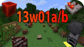 Minecraft 150 Snapshot 13w01ab Quarz Tageslichtdetektor Redstoneblock Trichter Komparator [upl. by Rob]