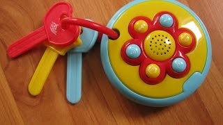 Carousel Baby Car Keys Toy with Sound Effects and Flash Light [upl. by Ikkela]