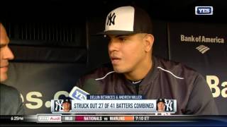 Dellin Betances on his success in 2016 so far [upl. by Jacobina]