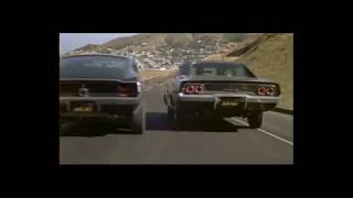 Bullitt 1968 Movie Car Chasing Steve McQueen [upl. by Orrocos347]