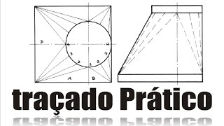 Quadrado p Redondo Excêntrico  Traçado de Caldeiraria [upl. by Noleta285]