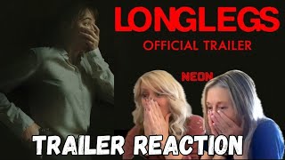 LONGLEGS Official Movie Trailer Reaction  Nicolas Cage amp Maika Monroe [upl. by Galligan]