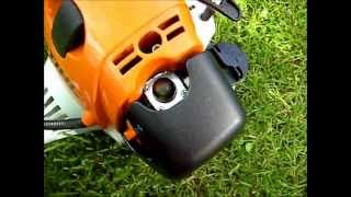 How to start a Stihl 4 Mix engine [upl. by Aharon]