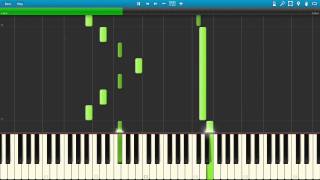 Andante Cantabile by Brian Crain Synthesia Tutorial [upl. by Eynaffit]