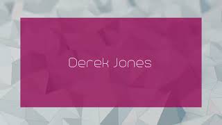 Derek Jones  appearance [upl. by Bowne]