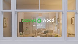 Accoya wood  Lasts a Lifetime  Wooden windows for your family home 30 second version [upl. by Maroj]