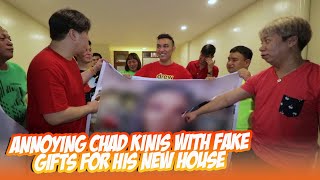 ANNOYING CHAD KINIS WITH FAKE GIFTS FOR HIS NEW HOUSE ASAR SIYA EH  BEKS BATTALION [upl. by Tammany]