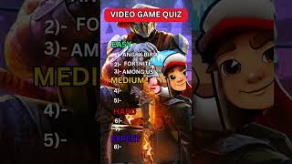 Only a Pro Gamer can Ace this Video game quiz [upl. by Mimi]