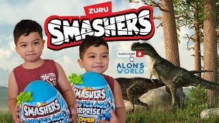 ZURU SMASHERS  DINO ICE AGE SURPRISE EGGS [upl. by Landmeier336]